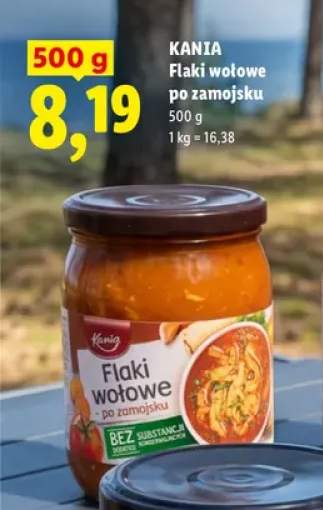 Flaki wołowe po zamojsku Kania