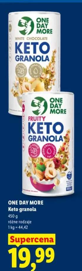 Keto granola White Chocolate One Day More +1 wariant