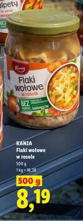 Flaki wołowe w rosole Kania