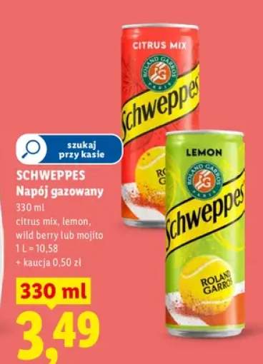 Napój gazowany Citrus Mix Schweppes +3 warianty