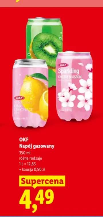 Napój gazowany Cherry Blossom OKF Sparkling +1 wariant