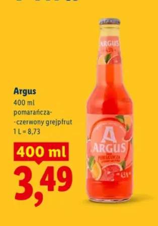 Piwo Argus pomarańcza-czerwony grejpfrut