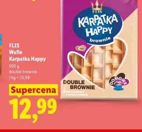 Wafle Karpatka Happy Flis double brownie