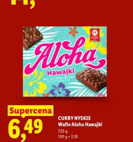 Wafle Aloha Hawajki Cukry Nyskie