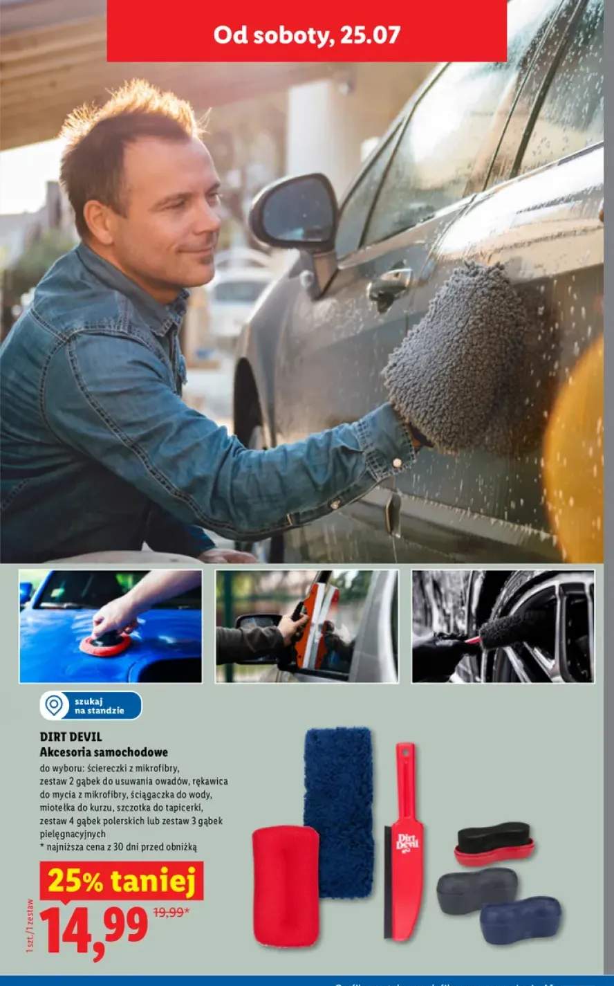 Akcesoria samochodowe Dirt Devil ściereczki z mikrofibry +6 wariantów