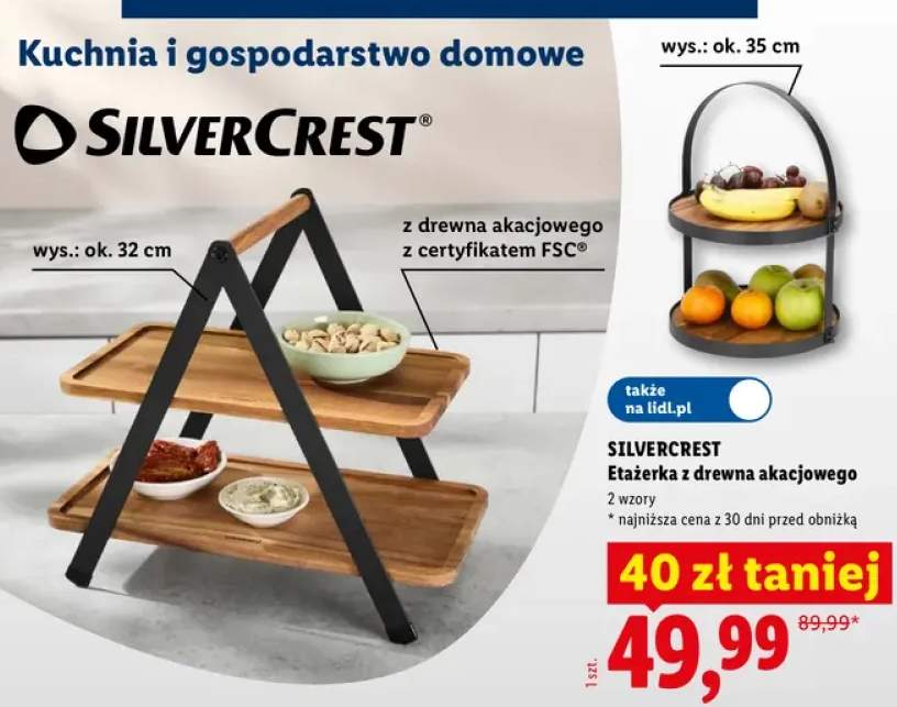 etażerka do ciasta