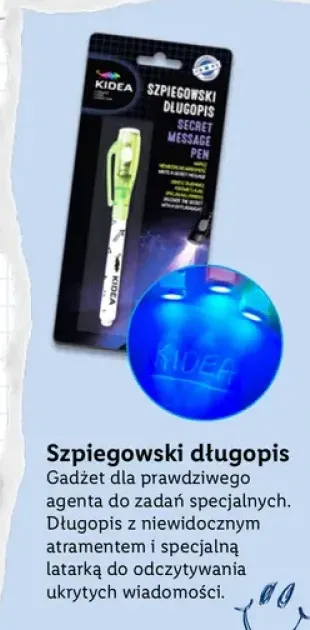 Długopis szpiegowski Kidea