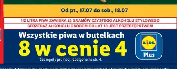 Piwa w butelkach