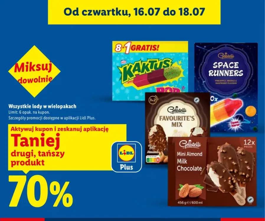 Lody w wielopakach +3 warianty