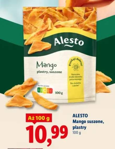 Mango suszone plastry Alesto