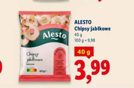 Chipsy jabłkowe Alesto