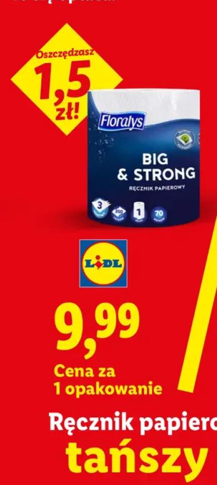 Ręcznik papierowy Floralys Big & Strong 3-warstwowy