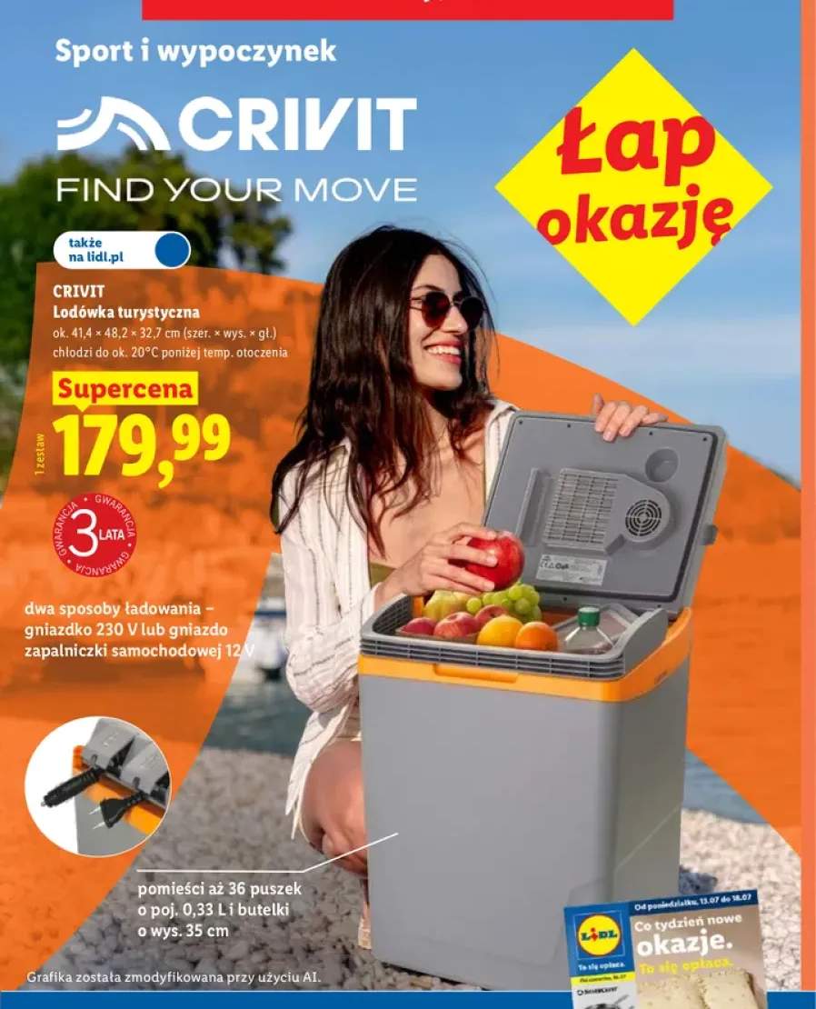 Lodówka turystyczna Crivit