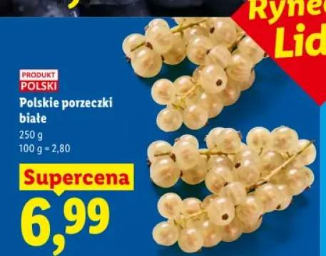 Polskie porzeczki białe Ryneczek Lidla