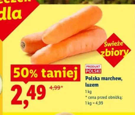 Marchew polska luzem Ryneczek Lidla