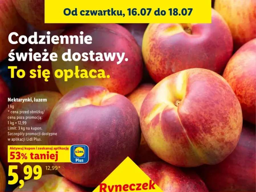 Nektarynki luzem