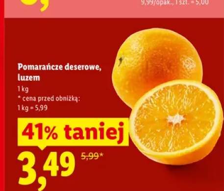 Pomarańcze deserowe luzem