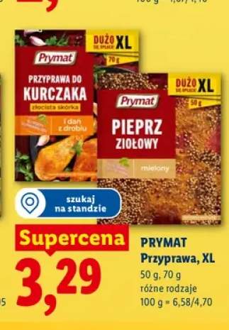 Przyprawa do kurczaka złocista skórka Prymat XL +1 wariant