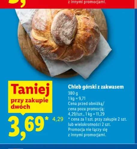 Chleb górski z zakwasem Piekarnia Lidla