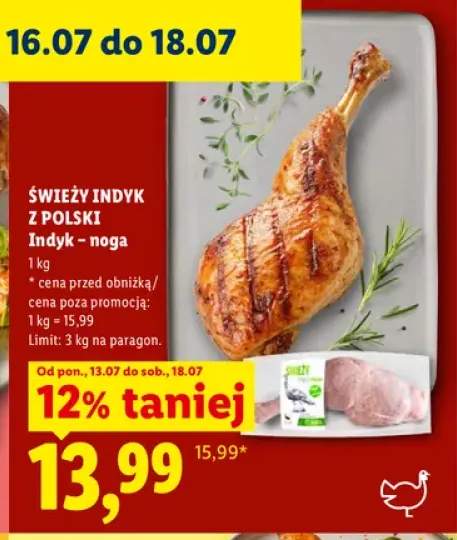 Noga z indyka Świeży Indyk z Polski