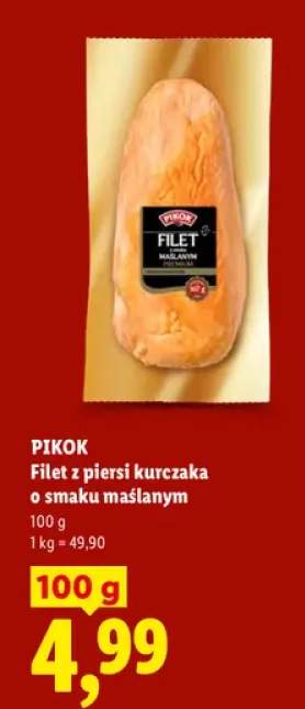 Filet z piersi kurczaka o smaku maślanym Pikok