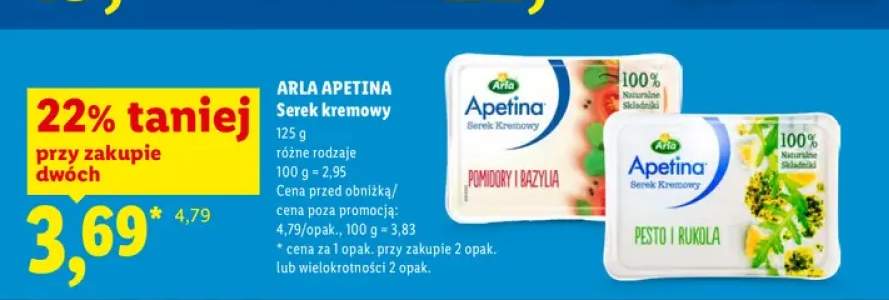 Serek kremowy Apetina Pomidory i Bazylia