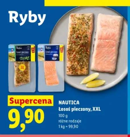 Łosoś pieczony w ziołach Nautica XXL +1 wariant