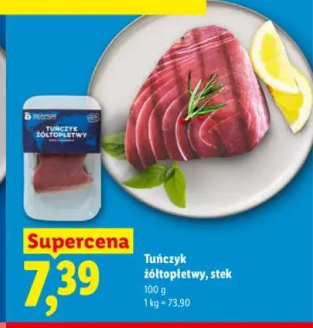 Tuńczyk żółtopłetwy stek Seamor