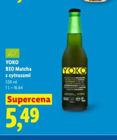 Napój Yoko BIO Matcha z cytrusami