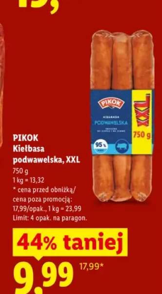 Kiełbasa podwawelska Pikok XXL