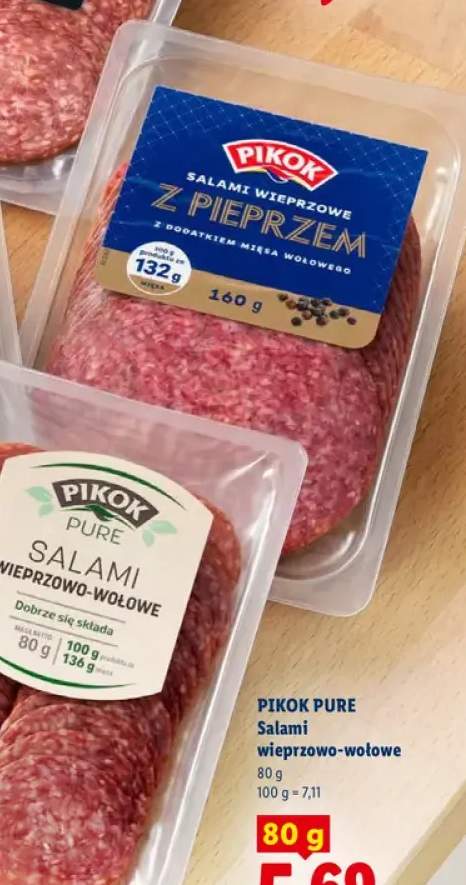 Salami wieprzowe z pieprzem Pikok