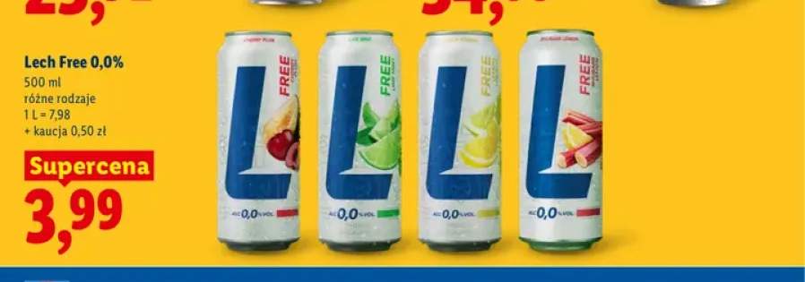 Piwo bezalkoholowe Lech Free Cherry Plum +3 warianty