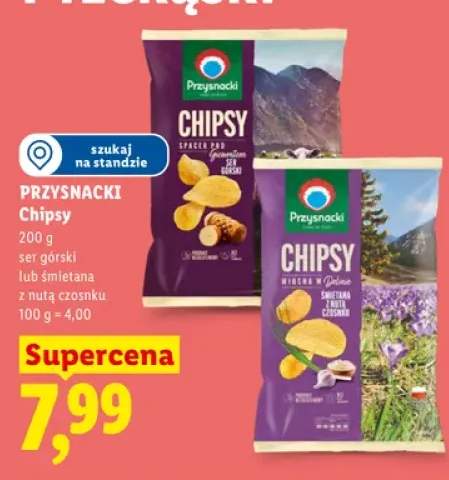 Chipsy Przysnacki ser górski