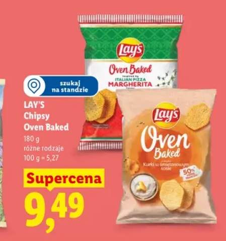 Chipsy pieczone Lay's Oven Baked Margherita +1 wariant
