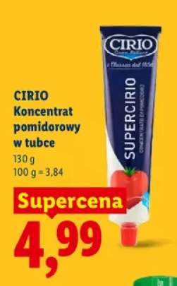 Koncentrat pomidorowy w tubce Cirio