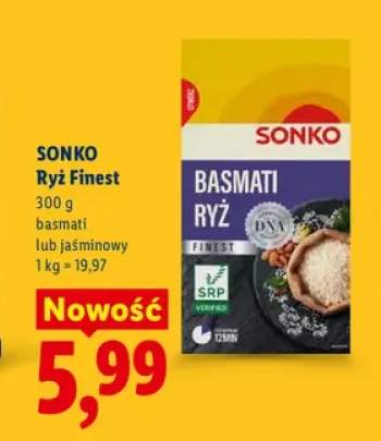 Ryż basmati Sonko Finest +1 wariant