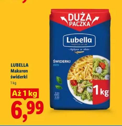 Makaron świderki Lubella