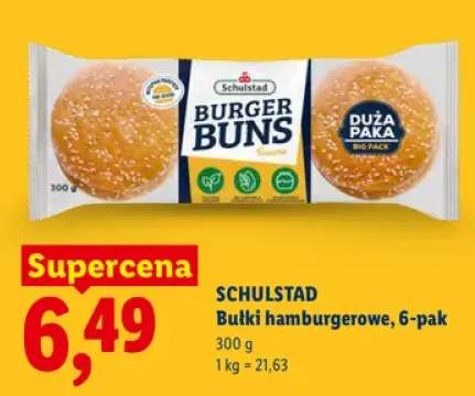 Bułki hamburgerowe Schulstad 6-pak