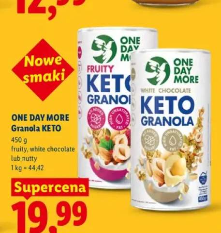 Granola KETO One Day More fruity +2 warianty
