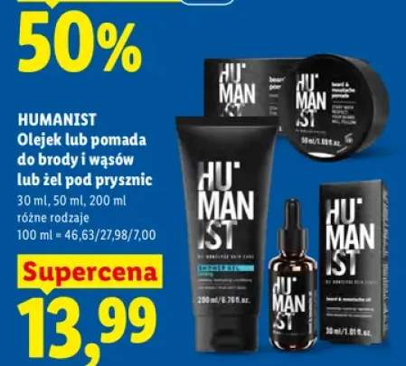 Olejek do brody i wąsów Humanist +2 warianty