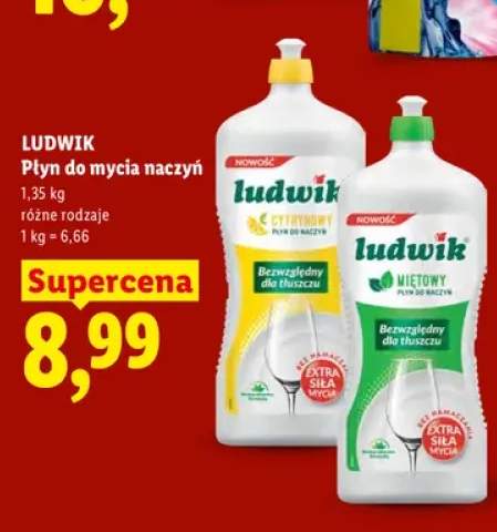 Płyn do mycia naczyń Ludwik Cytrynowy +1 wariant