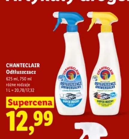 Odtłuszczacz uniwersalny z sodą oczyszczoną Chanteclair +1 wariant