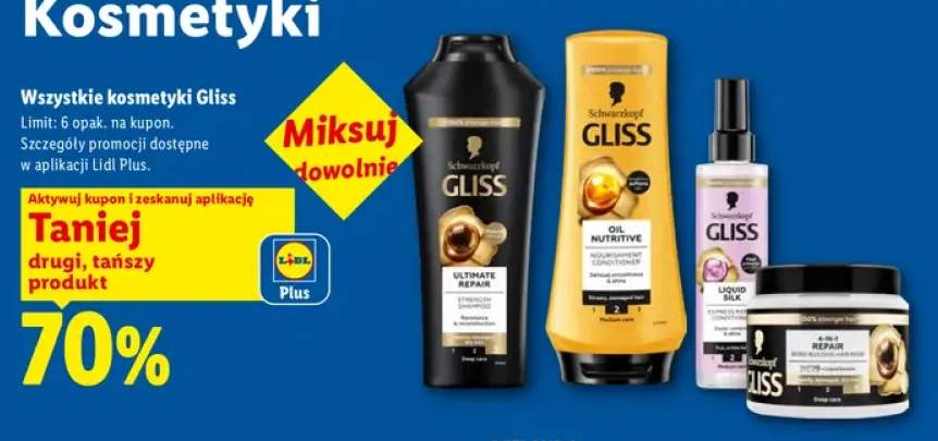Kosmetyki Gliss +3 warianty