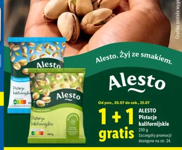 Pistacje kalifornijskie Alesto