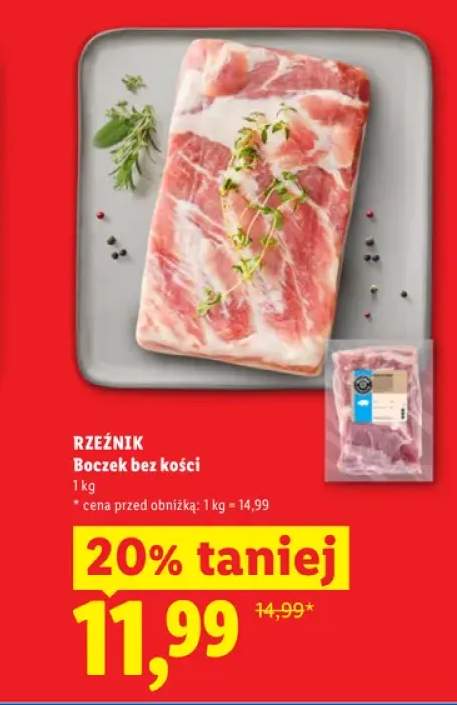 Boczek bez kości Rzeźnik