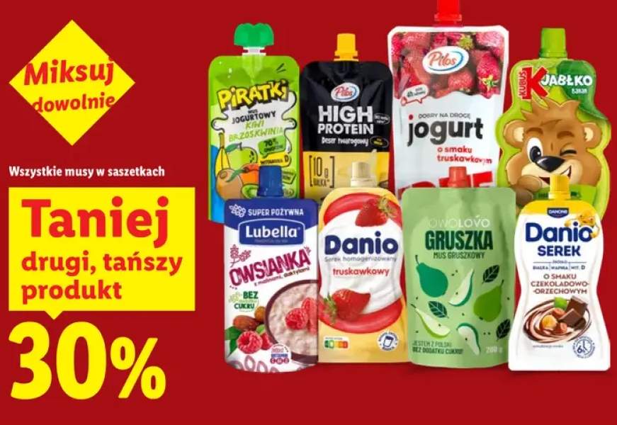 Musy w saszetkach +8 wariantów