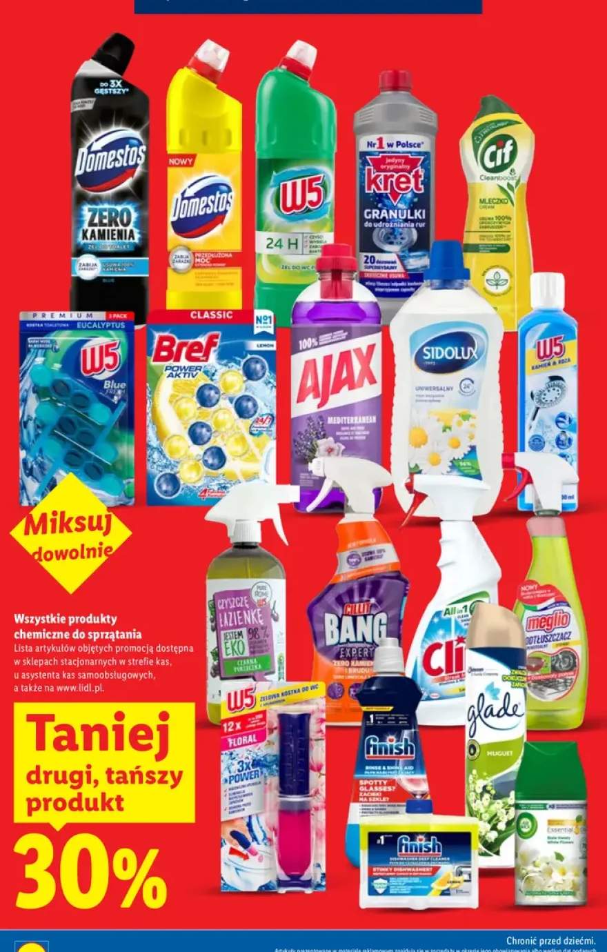 Żel do toalet Domestos Zero Kamienia +16 wariantów