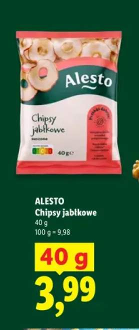 Chipsy jabłkowe Alesto