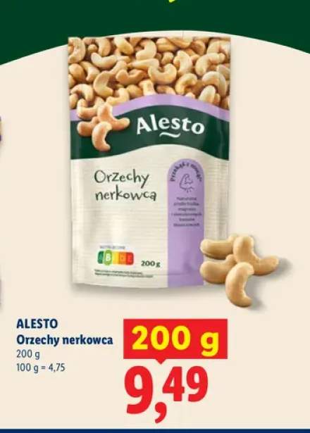 Orzechy nerkowca Alesto