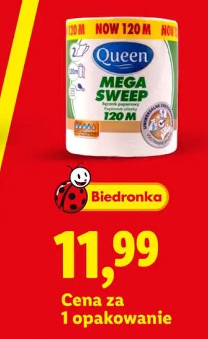 Ręcznik papierowy Queen Mega Sweep 2-warstwowy